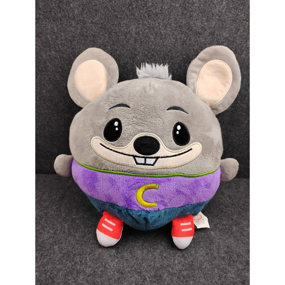 Fiesta Chuck E Cheese Cutie Beans Gumballs Plush 9" Round Stuffed Mouse